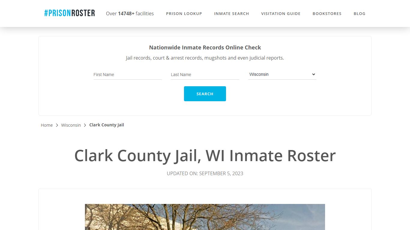 Clark County Jail, WI Inmate Roster - Prisonroster
